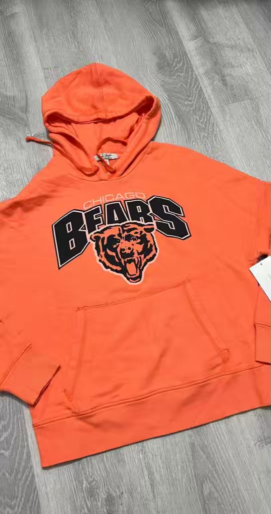 Abrigo con hoodie Chicago Bears