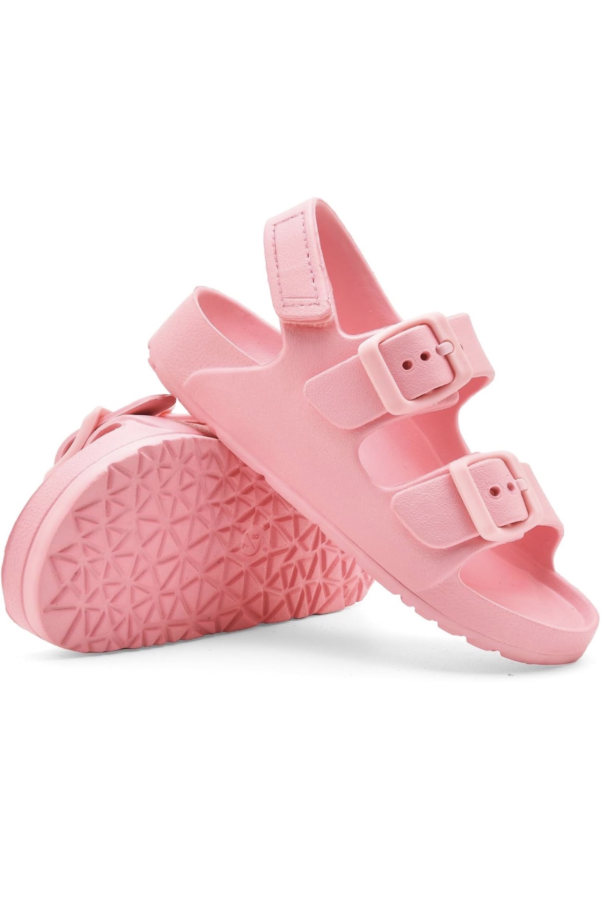 Sandalias de goma con hebillas