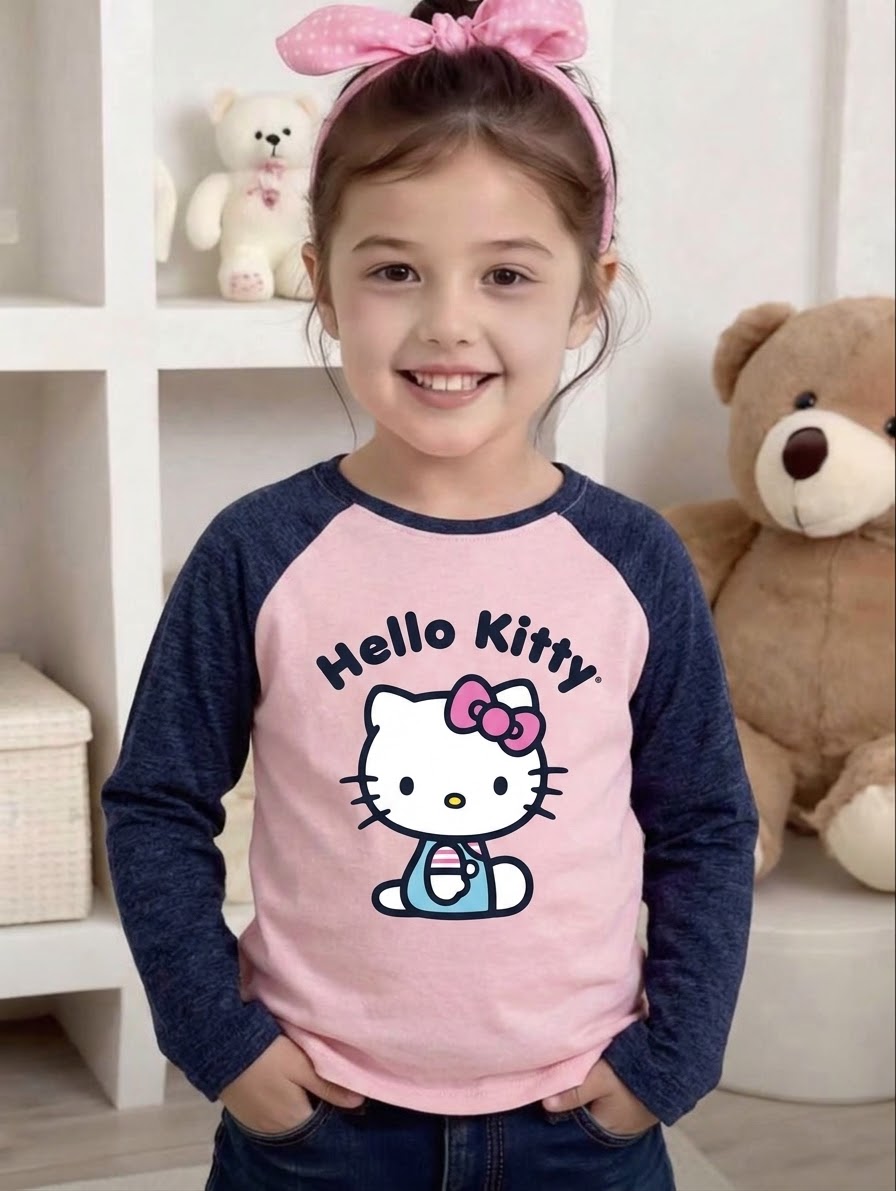 Camiseta mangas largas Hello Kitty