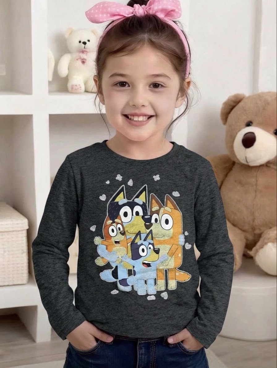 Camiseta mangas largas Bluey