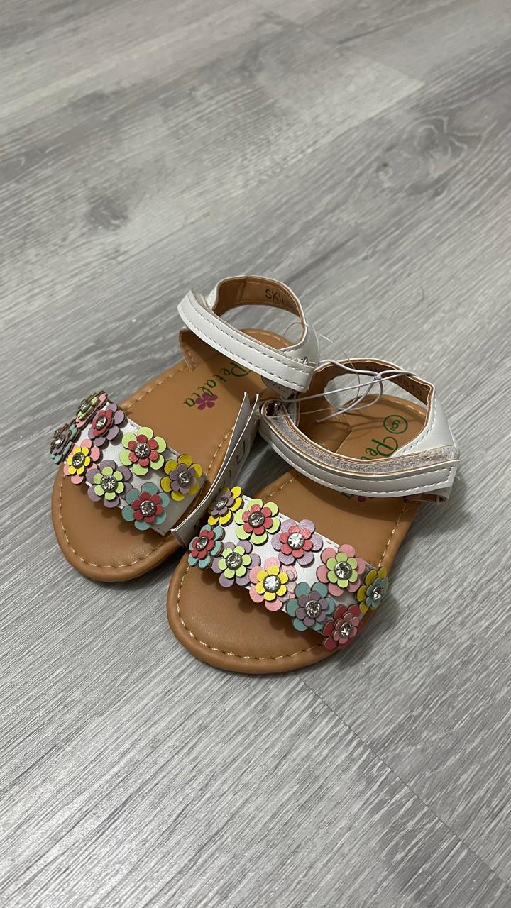 Zapatillas flores colores