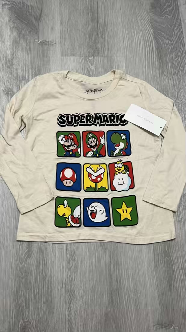 Camiseta mangas largas Súper Mario
