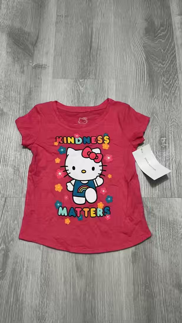 Camiseta Hello Kitty rosada
