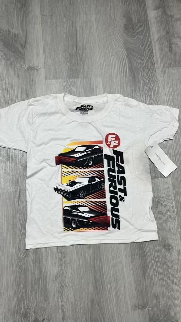 Camiseta Rápido y Furioso blanca