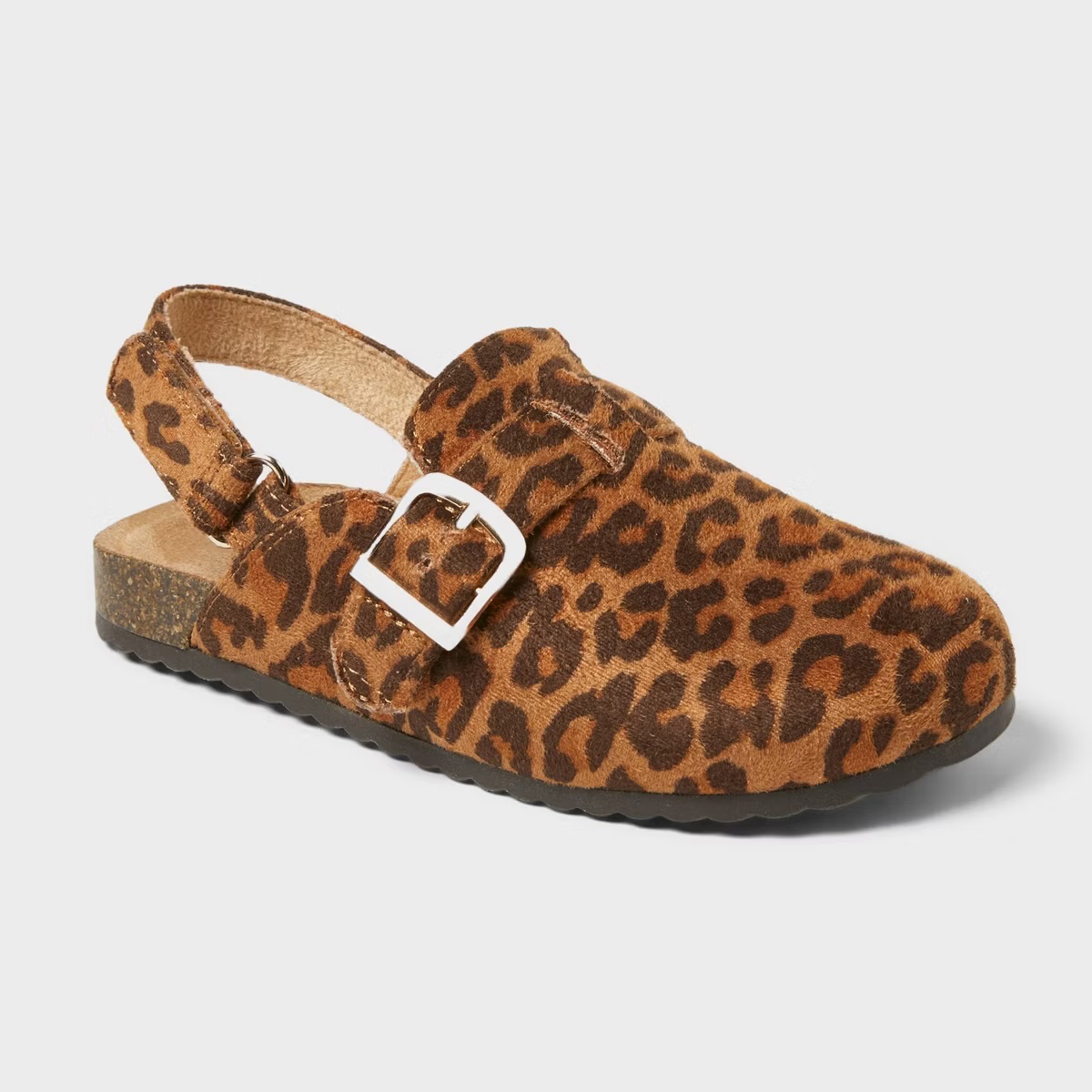 Suecos con hebilla y velcro