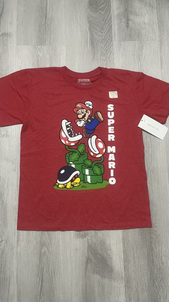 Camiseta súper Mario adultos
