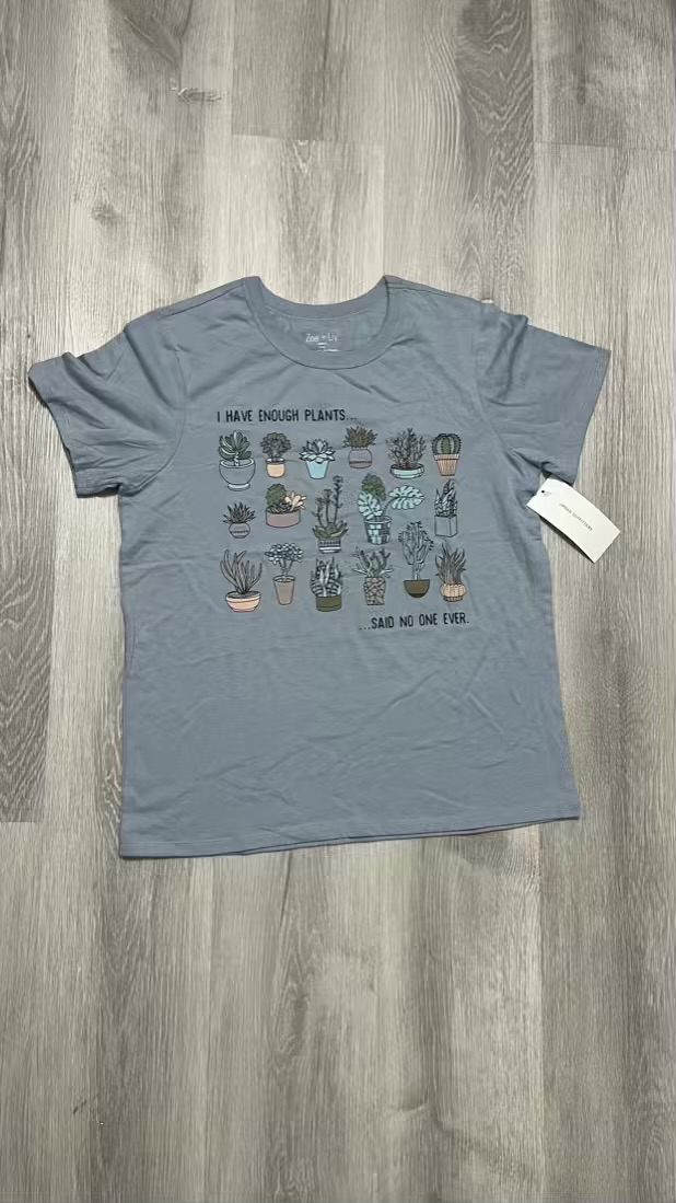 Camiseta diseño de plantas
