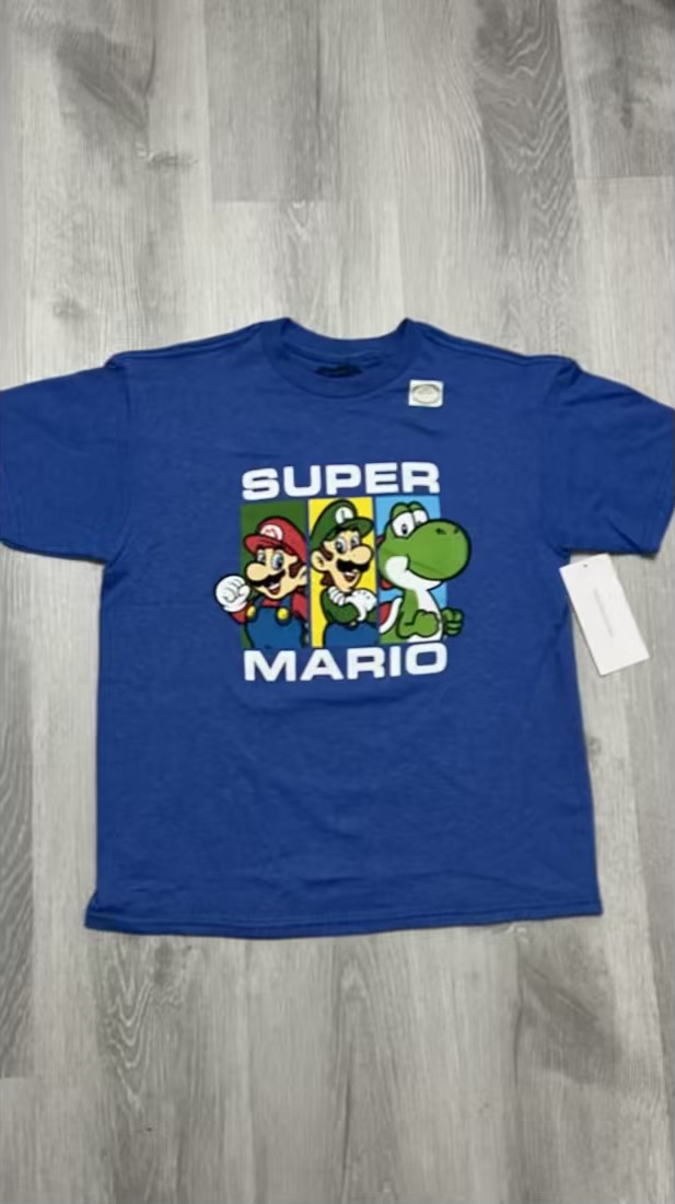Camiseta súper Mario