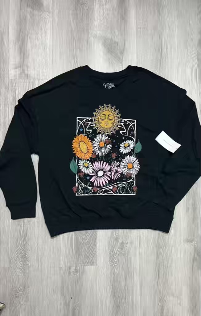 Abrigo diseño flores