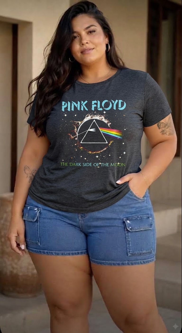 Camiseta banda de Rock Pink Floyd