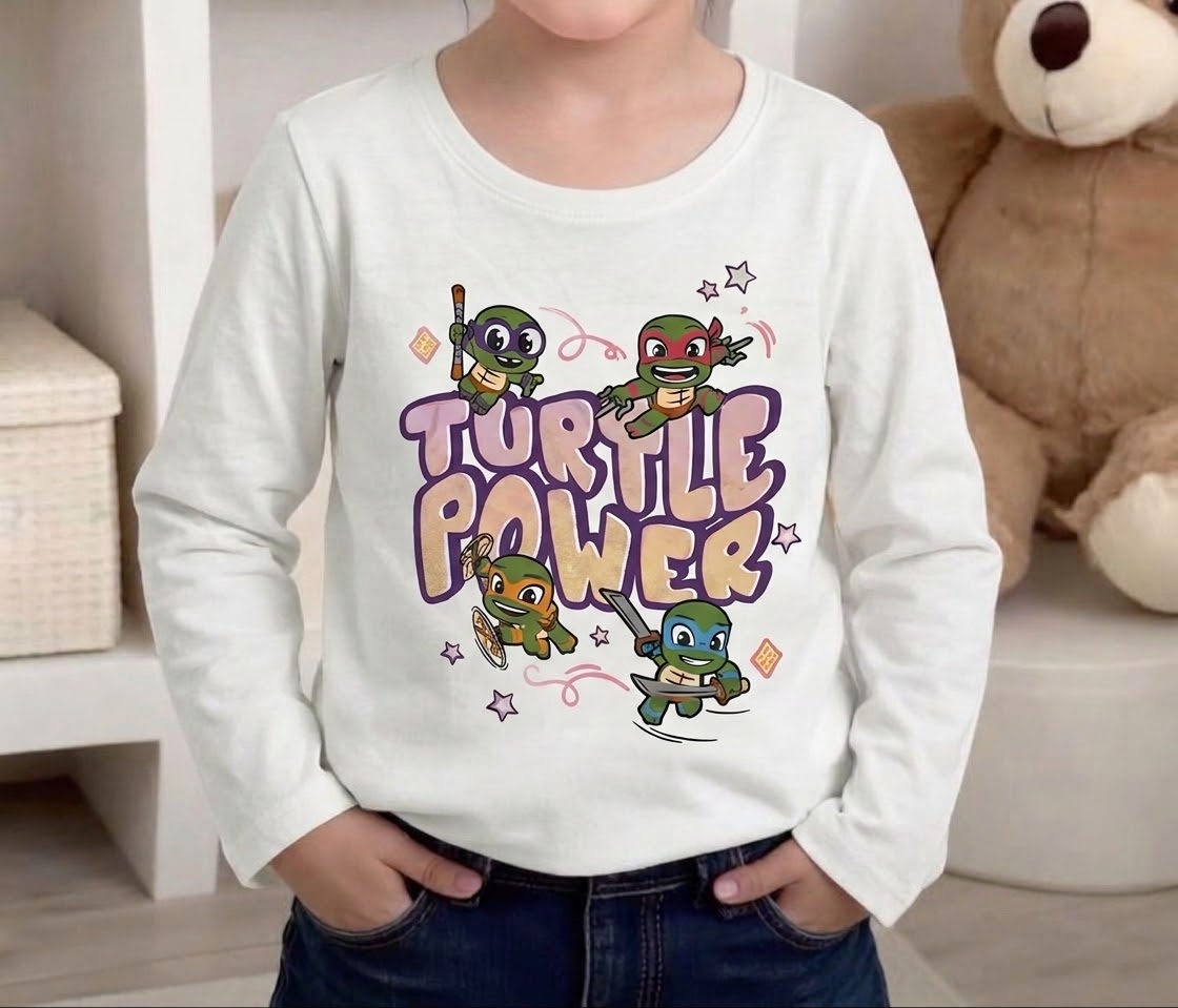 Camiseta mangas largas Tortugas ninja