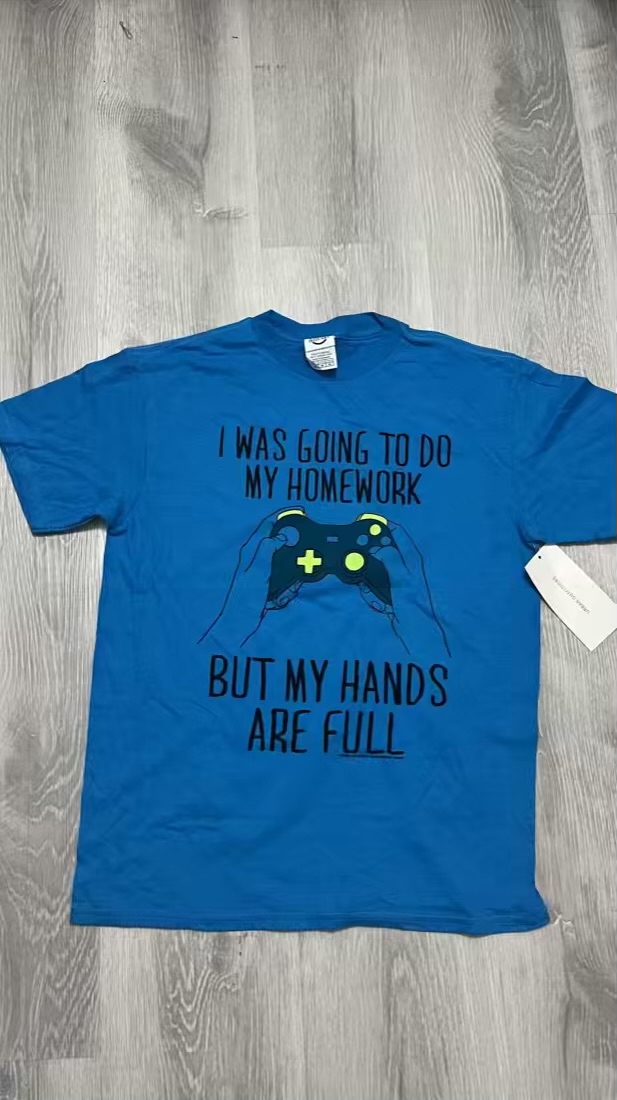 Camiseta Game azul